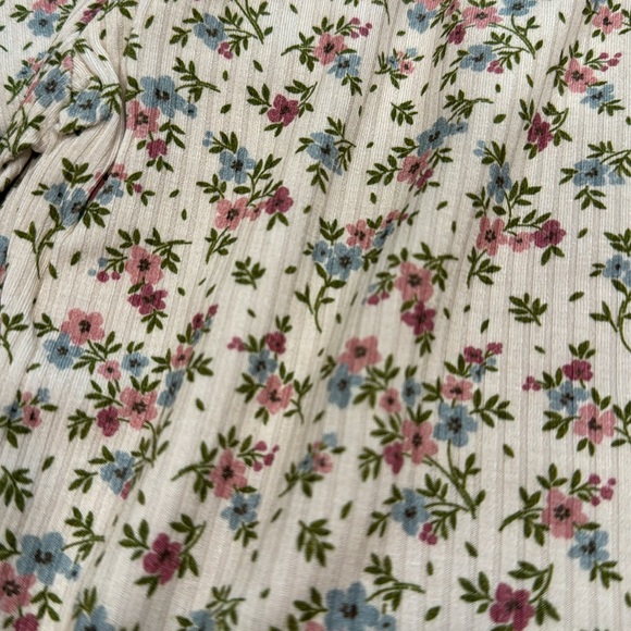 Blair Floral Long Sleeve Basic Pajamas, 10/12y - Picture 3 of 4